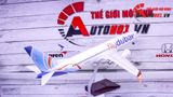  Mô hình máy bay FlyDubai Dubai Boeing B737 MAX 47cm 1:85 có đèn led tự động theo tiếng vỗ tay hoặc chạm MB47014 