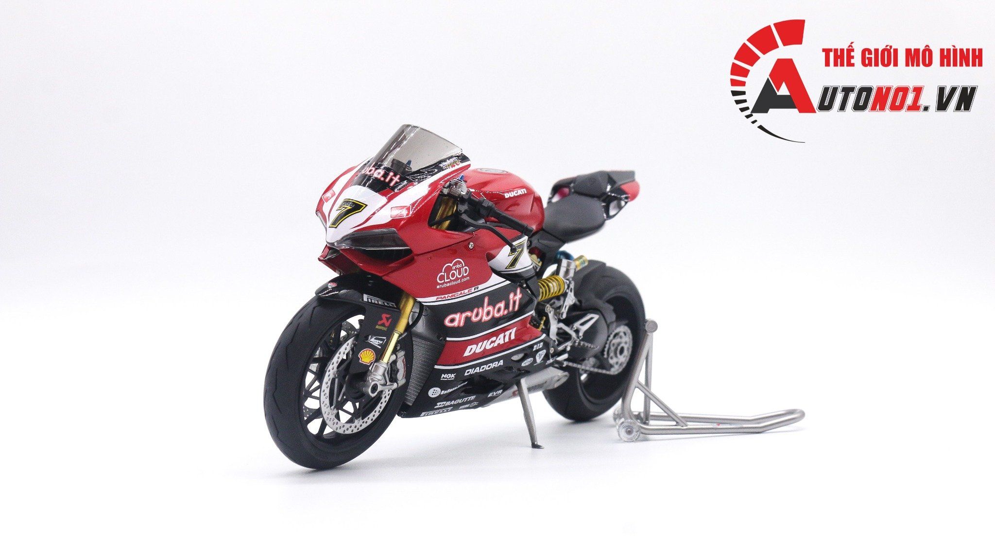  Mô hình xe Ducati Panigale 1199 Aruba.It 1:12 Tamiya D227c 