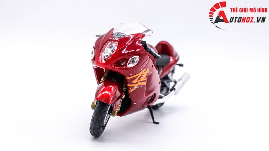 MÔ HÌNH XE MÔ TÔ SUZUKI HAYABUSA GSX-1300R 1:18 MAISTO 7864