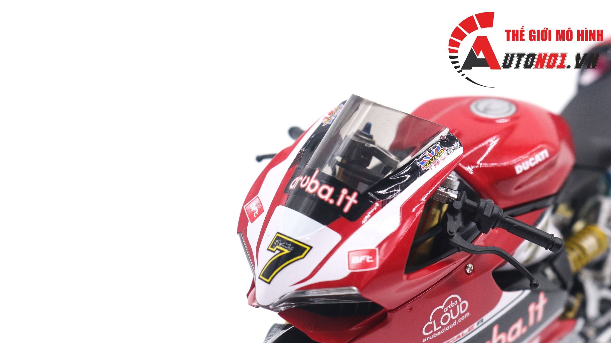  Mô hình xe Ducati Panigale 1199 Aruba.It 1:12 Tamiya D227c 