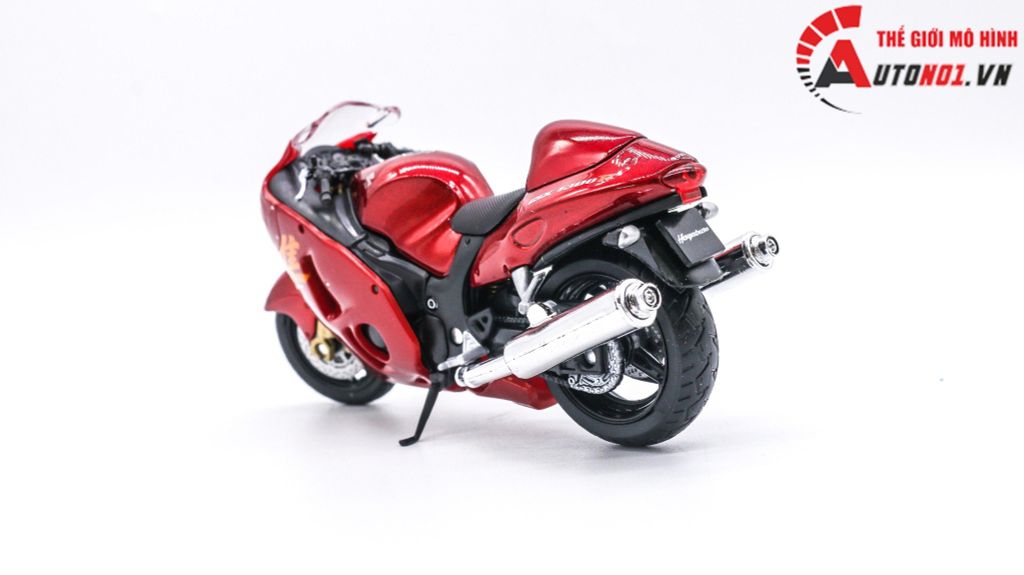 MÔ HÌNH XE MÔ TÔ SUZUKI HAYABUSA GSX-1300R 1:18 MAISTO 7864