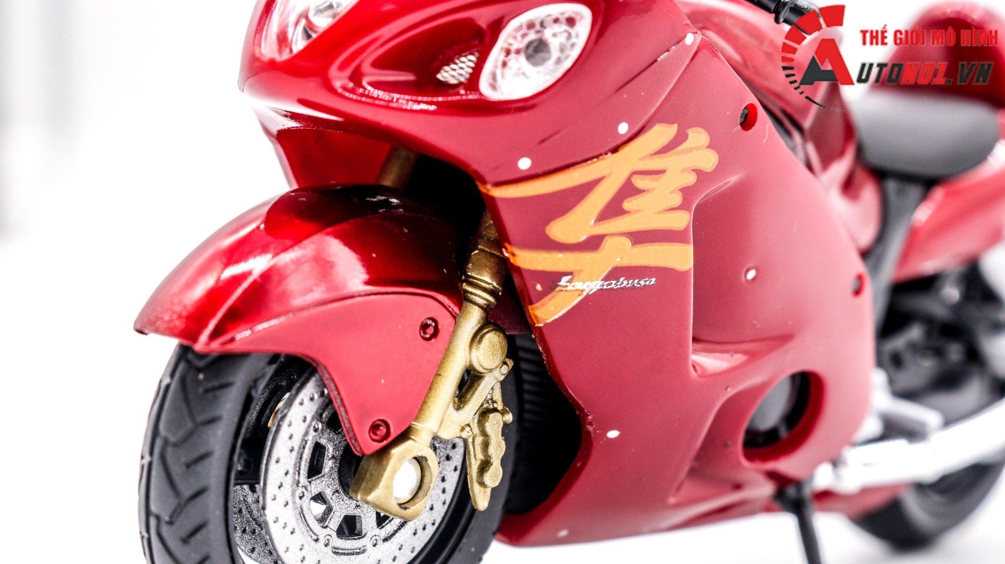  Mô hình xe mô tô Suzuki Hayabusa Gsx-1300r 1:18 Welly 7864 