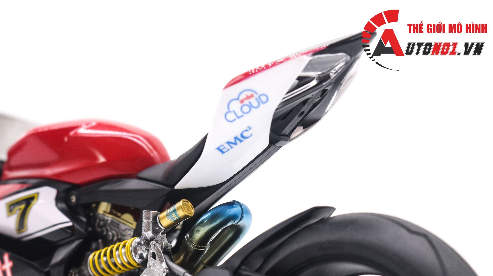  Mô hình xe Ducati Panigale 1199 Aruba.It 1:12 Tamiya D227c 