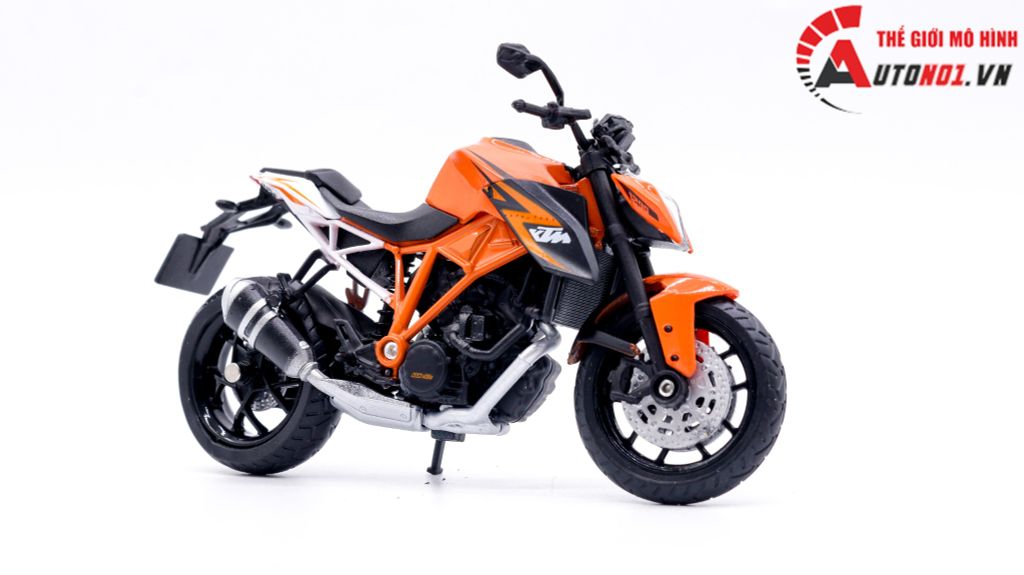 MÔ HÌNH XE KTM 1290 SUPER DUKE R ORANGE 1:18 MAISTO 7866