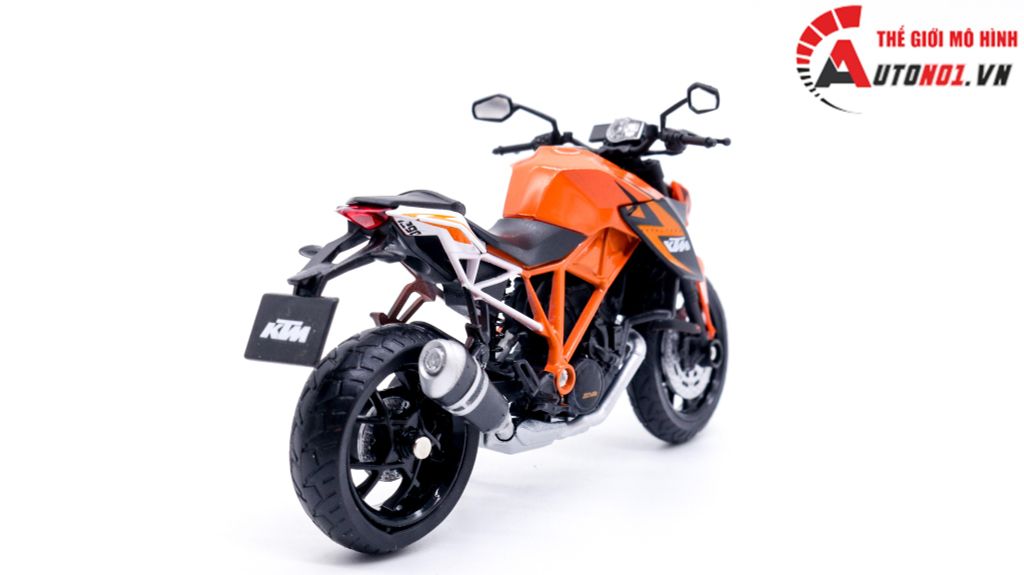 MÔ HÌNH XE KTM 1290 SUPER DUKE R ORANGE 1:18 MAISTO 7866