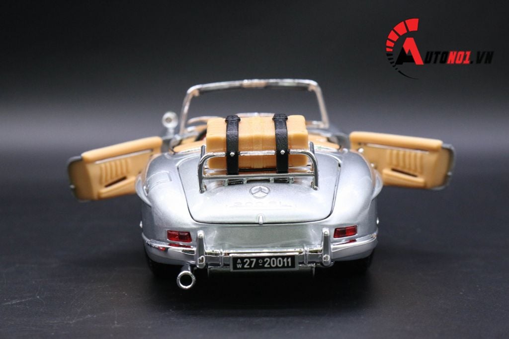 MÔ HÌNH MERCEDES BENZ 300 SL 1954 SILVER COLLEGIONE 1:18 BURAGO 3664