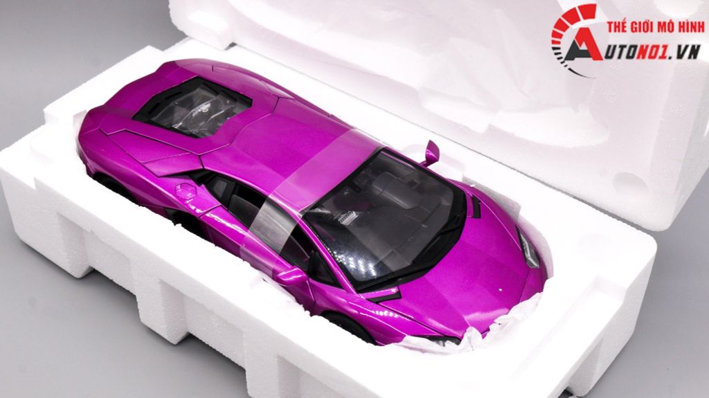 MÔ HÌNH XE LAMBORGHINI AVENTADOR LP700-4 PURPLE 1:28 WELLY 7870