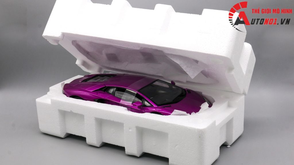 MÔ HÌNH XE LAMBORGHINI AVENTADOR LP700-4 PURPLE 1:28 WELLY 7870