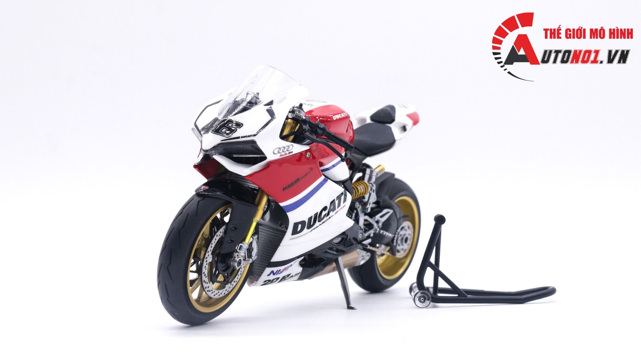  Mô hình xe cao cấp Ducati 1199 Audi Rs cao cấp Nồi Khô Tỉ Lệ 1:12 Tamiya D128 