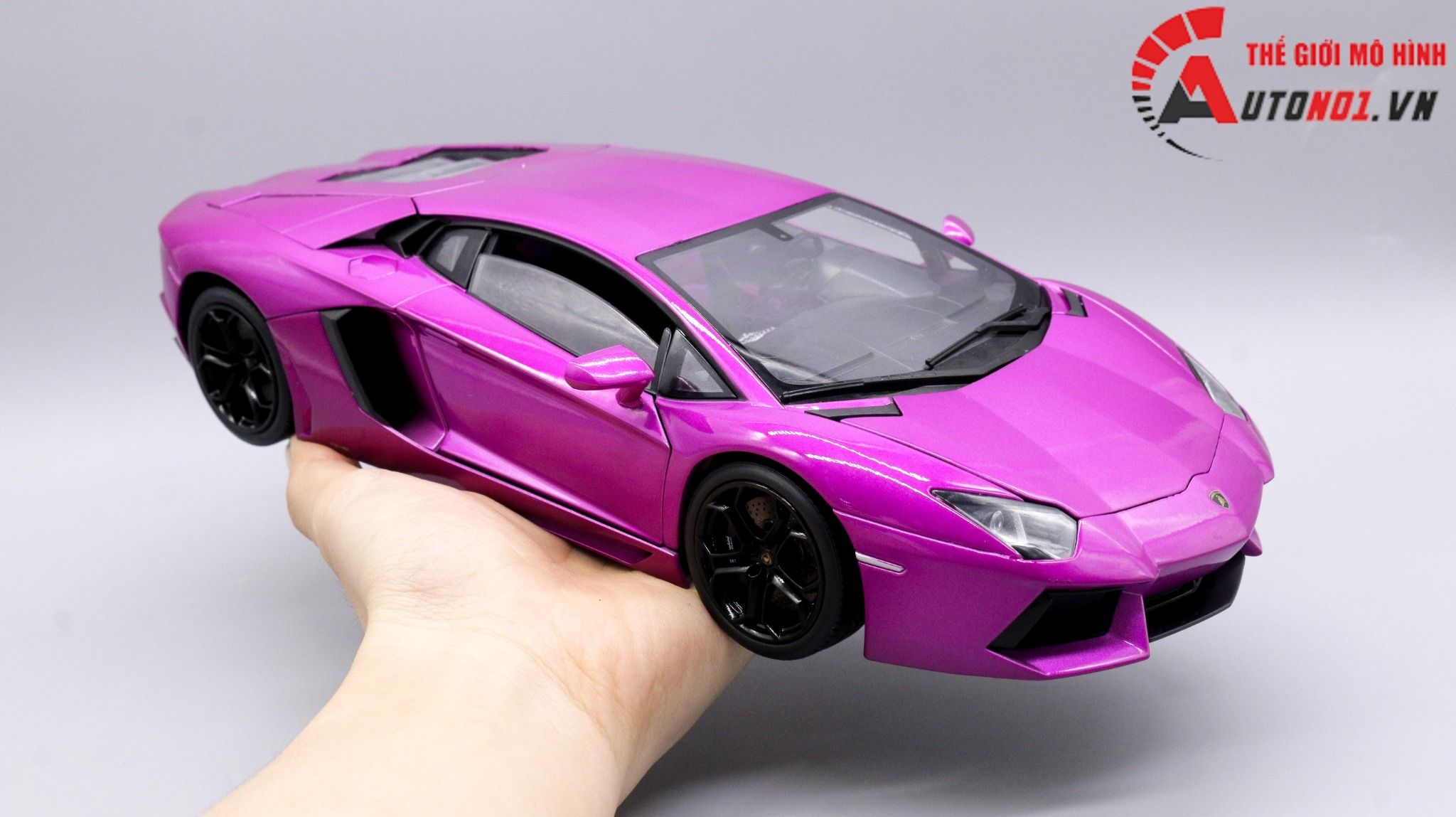  Mô hình xe Lamborghini Aventador Lp700-4 1:18 Welly 7870 