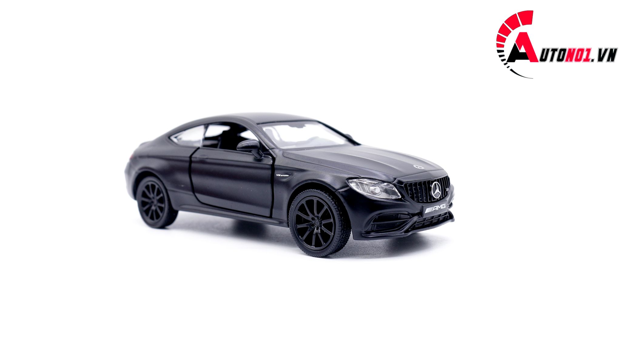  Mô hình xe Mercedes Benz C63s Amg Coupe Black 1:36 Scale Model 7589 