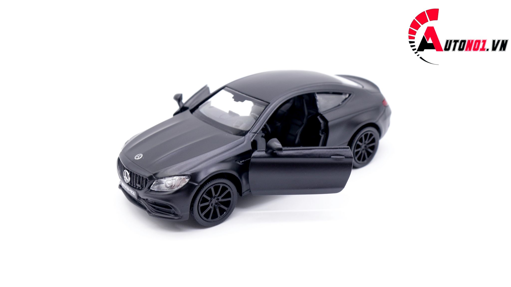  Mô hình xe Mercedes Benz C63s Amg Coupe Black 1:36 Scale Model 7589 