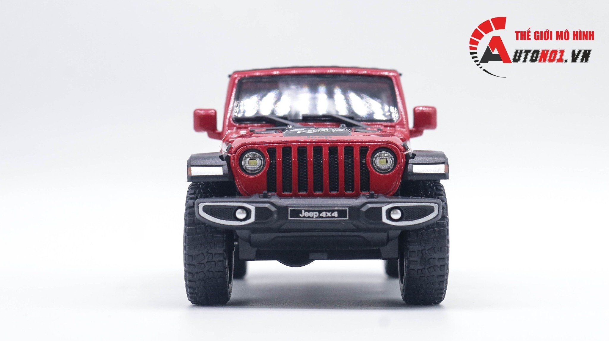  Mô hình xe Jeep Wrangler Rubicon 4x4 Tỉ Lệ 1:24 Alloy Model 7072 