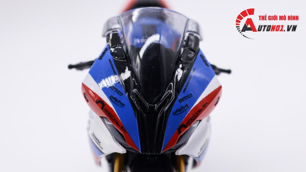 MÔ HÌNH BMW S1000RR CUSTOM TRICOLOR VERSION 1:12 D115