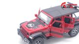  Mô hình xe Jeep Wrangler Rubicon 4x4 Tỉ Lệ 1:24 Alloy Model 7072 