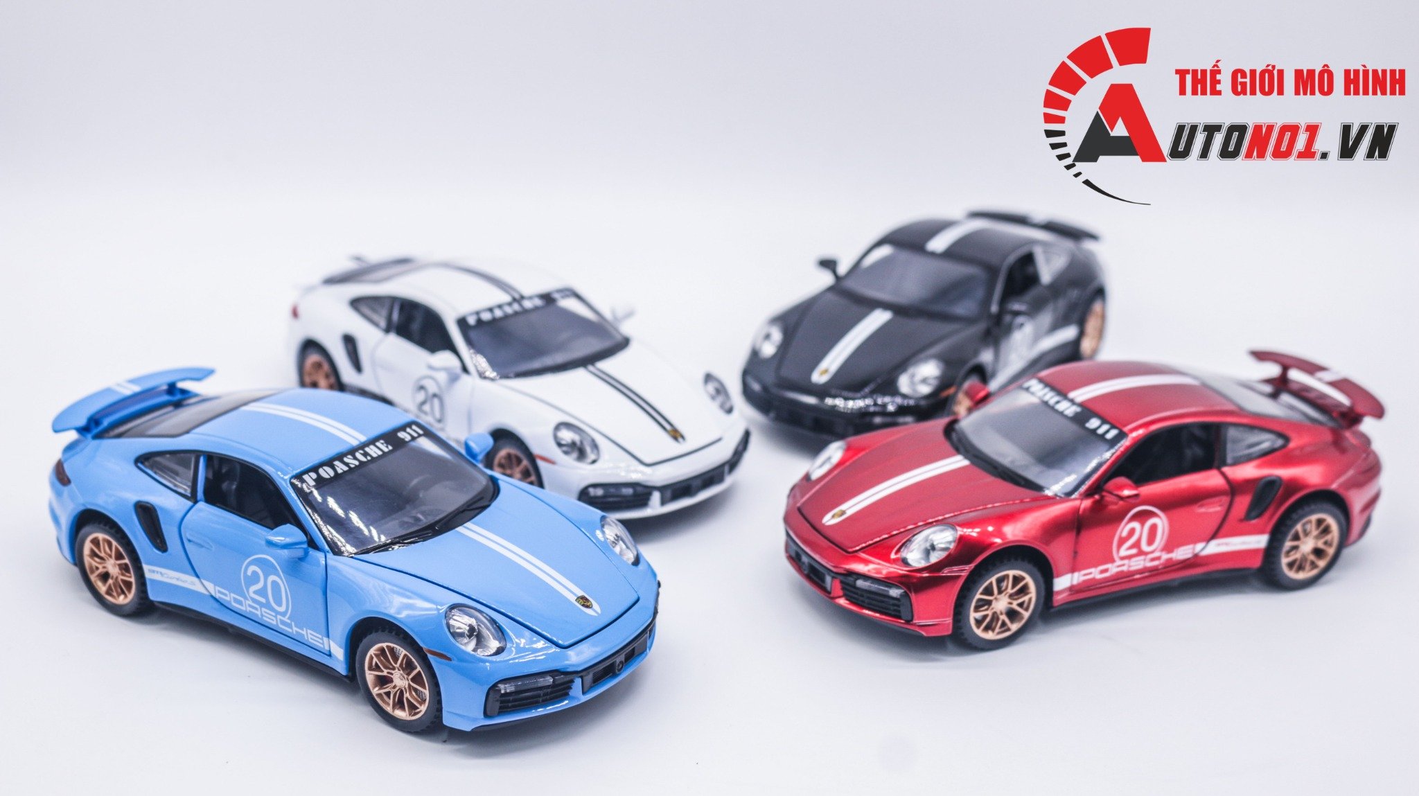  Mô hình xe Porsche 911 Turbo S full open , có đèn và âm thanh tỉ lệ 1:32 OT351 Miniauto 