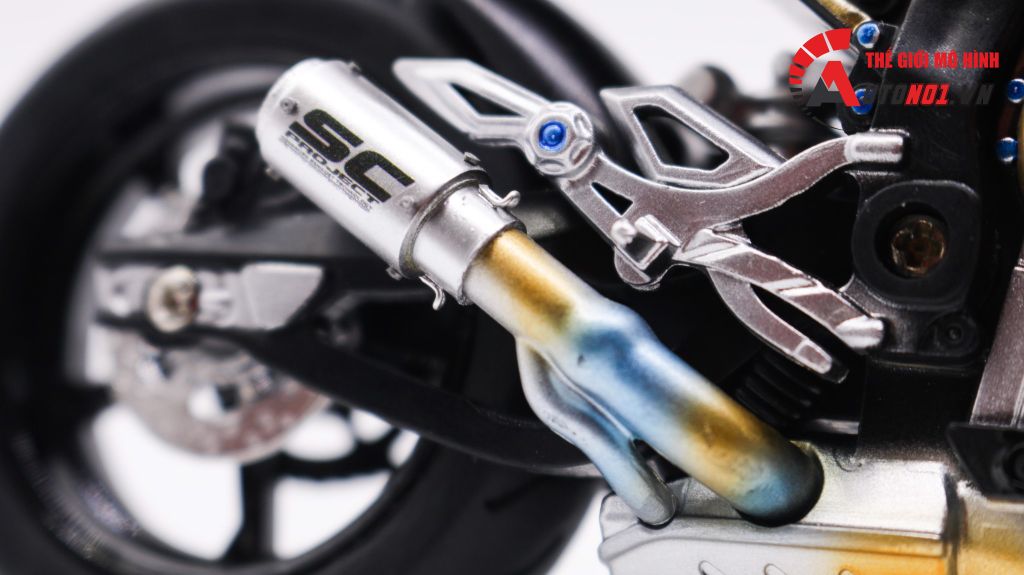 MÔ HÌNH BMW S1000RR CUSTOM TRICOLOR VERSION 1:12 D115