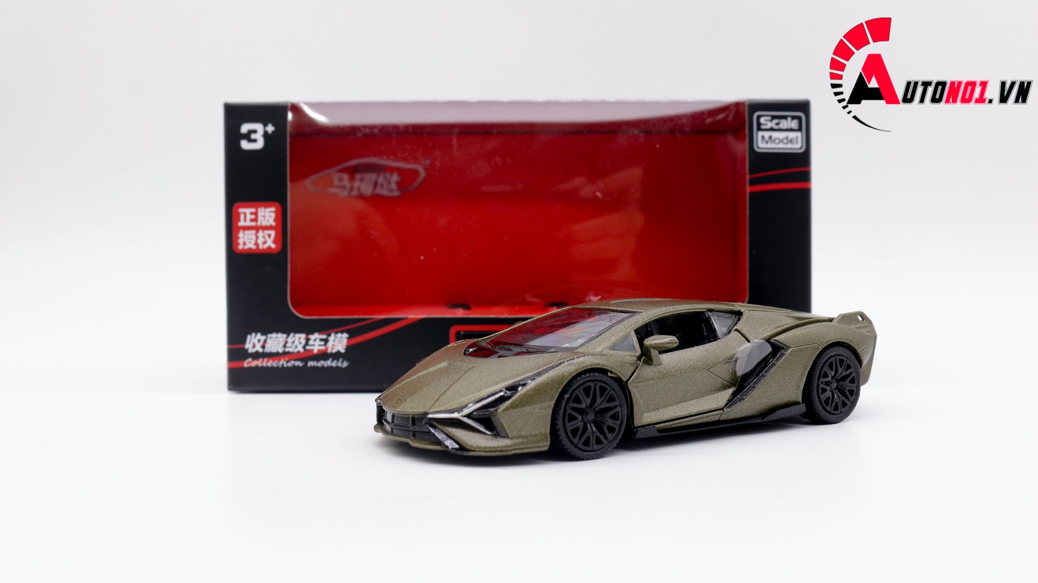  Mô hình xe Lamborghini Sian Green 1:36 Alloy Model 7594 