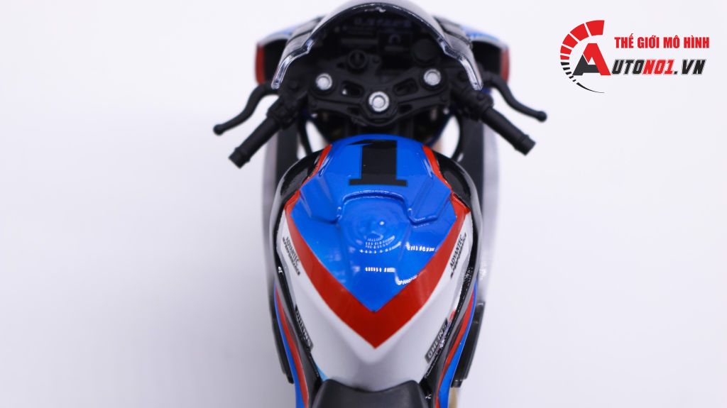 MÔ HÌNH BMW S1000RR CUSTOM TRICOLOR VERSION 1:12 D115