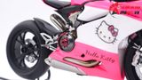  Mô hình xe cao cấp Ducati 1199 Hello Kitty Pink Version độ nồi 1 1:12 Tamiya D227L 