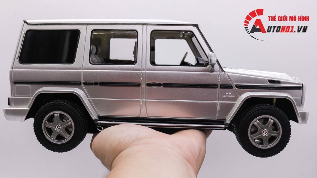 RASTAR XE ĐIỀU KHIỂN MERCEDES BENZ G55 AMG SILVER 1:14 1258