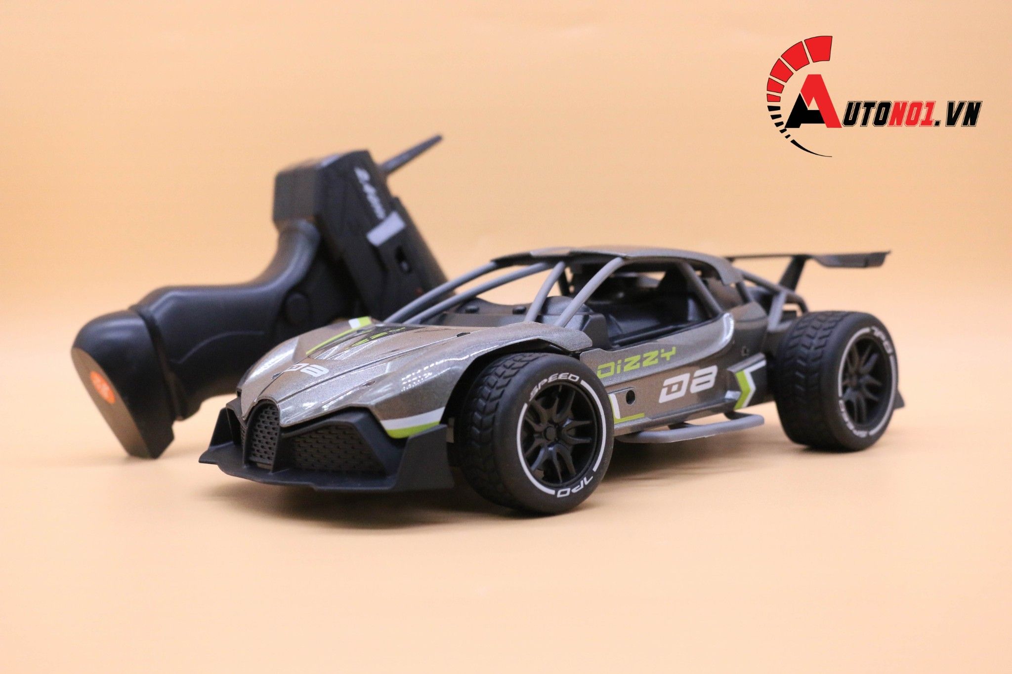  MÔ HÌNH XE ĐIỀU KHIỂN Ô TÔ BUGATTI GREY 1:16 SUPERGT 6333 