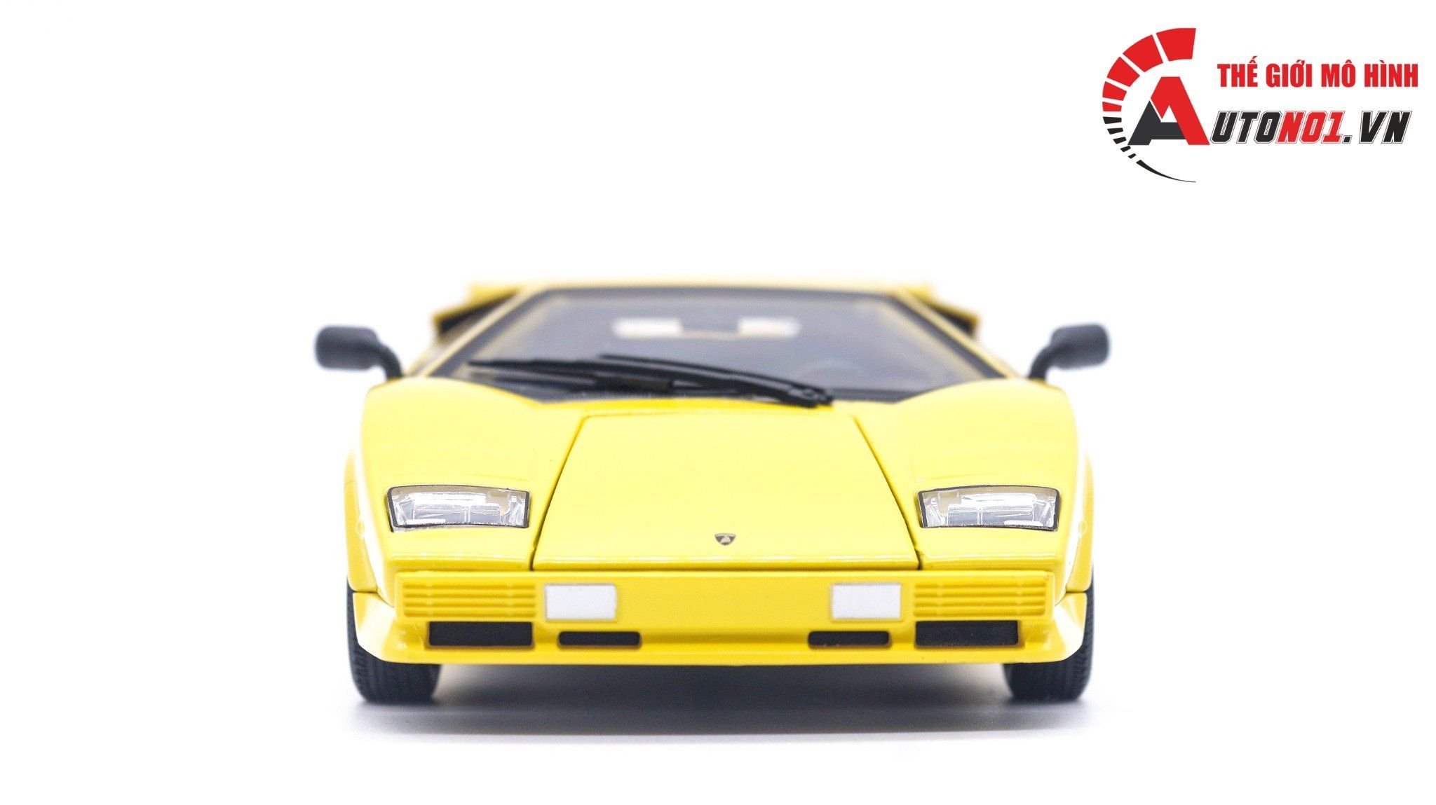  Mô hình xe Lamborghini Countach đánh lái được full kính tỉ lệ 1:24 Welly OT020 