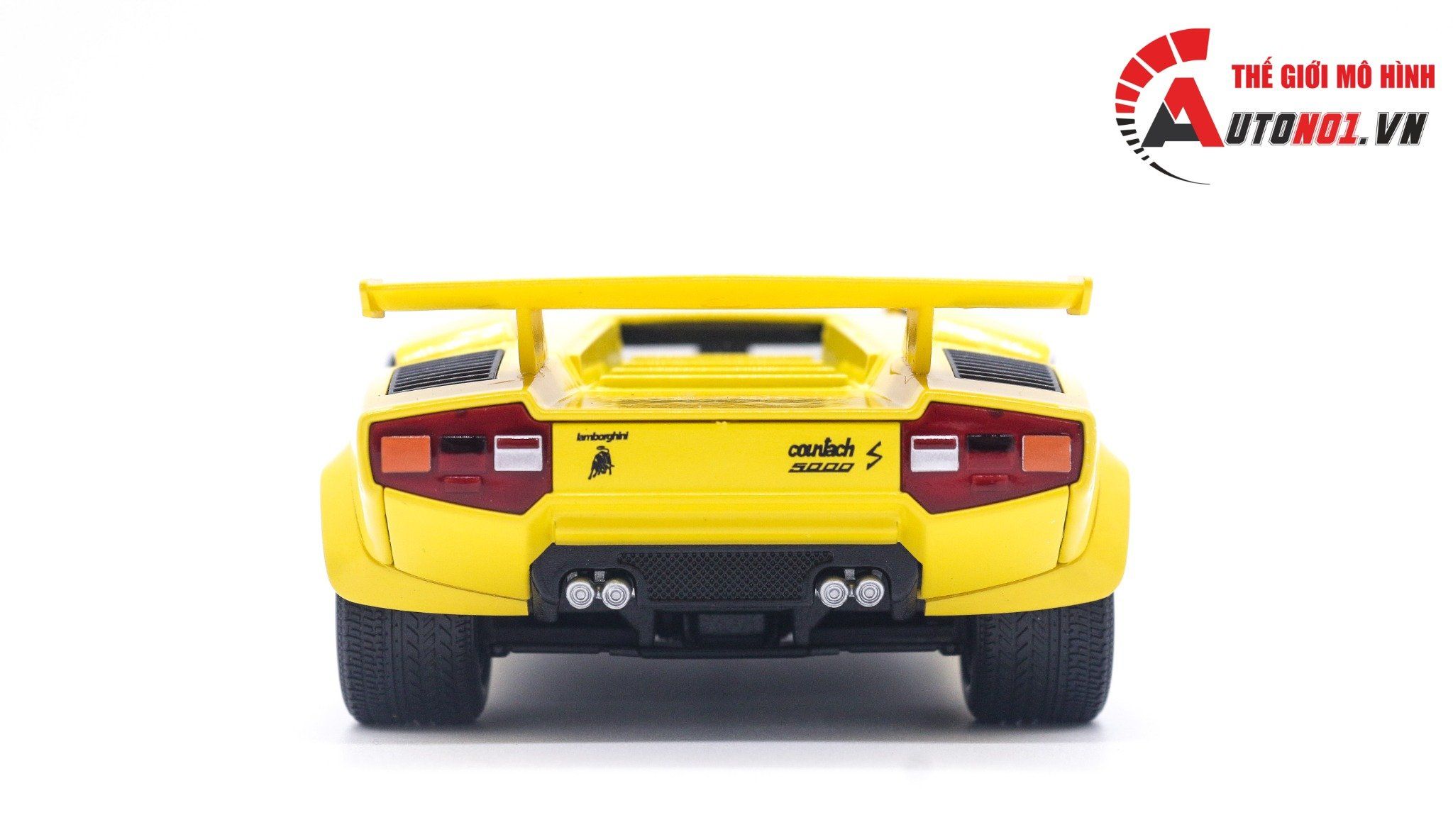  Mô hình xe Lamborghini Countach đánh lái được full kính tỉ lệ 1:24 Welly OT020 