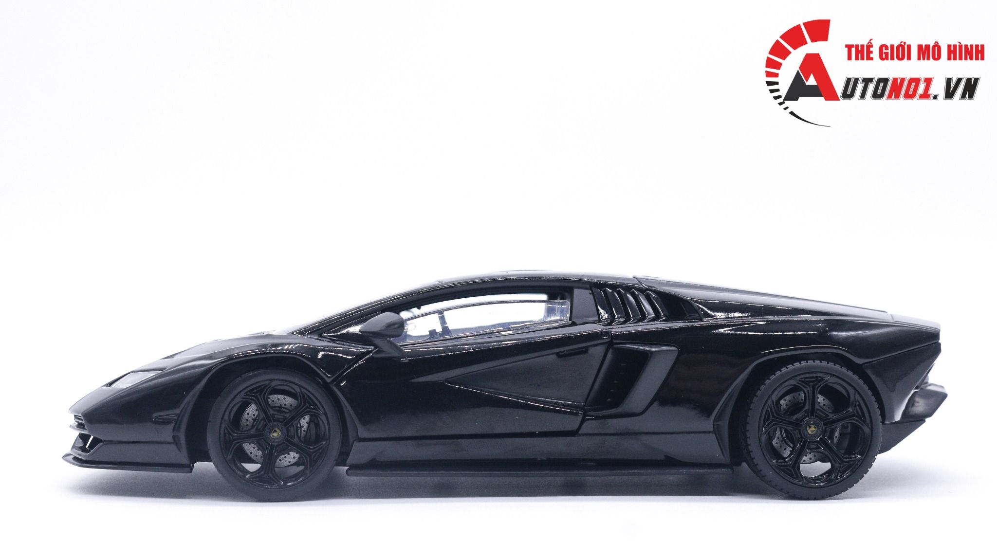  Mô hình xe Lamborghini Countach LPI800-4 đánh lái được full kính tỉ lệ 1:24 Welly OT021 