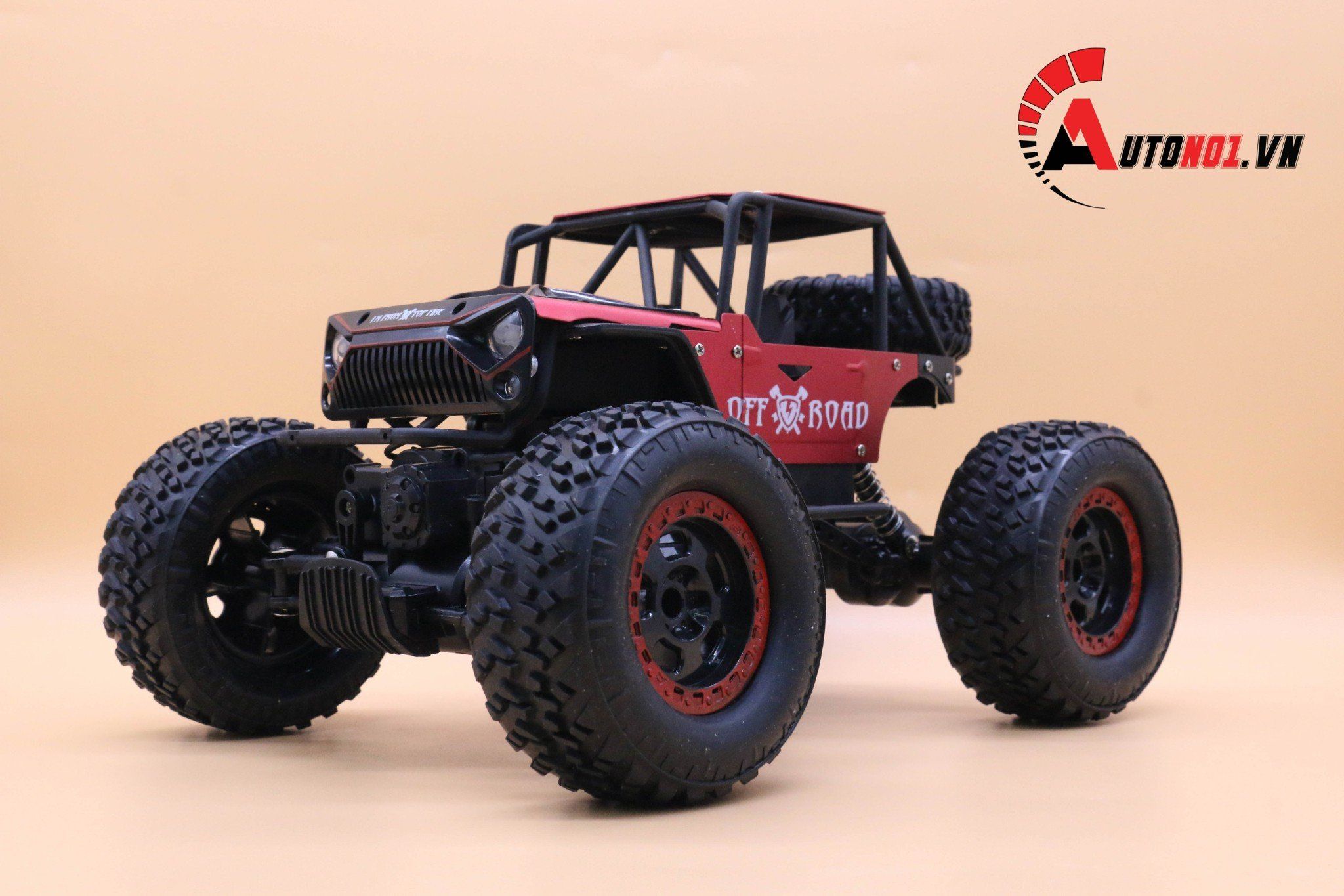  MÔ HÌNH XE ĐIỀU KHIỂN Ô TÔ OFF ROAD RED 4WD 1:14 SUPERGT 6335 