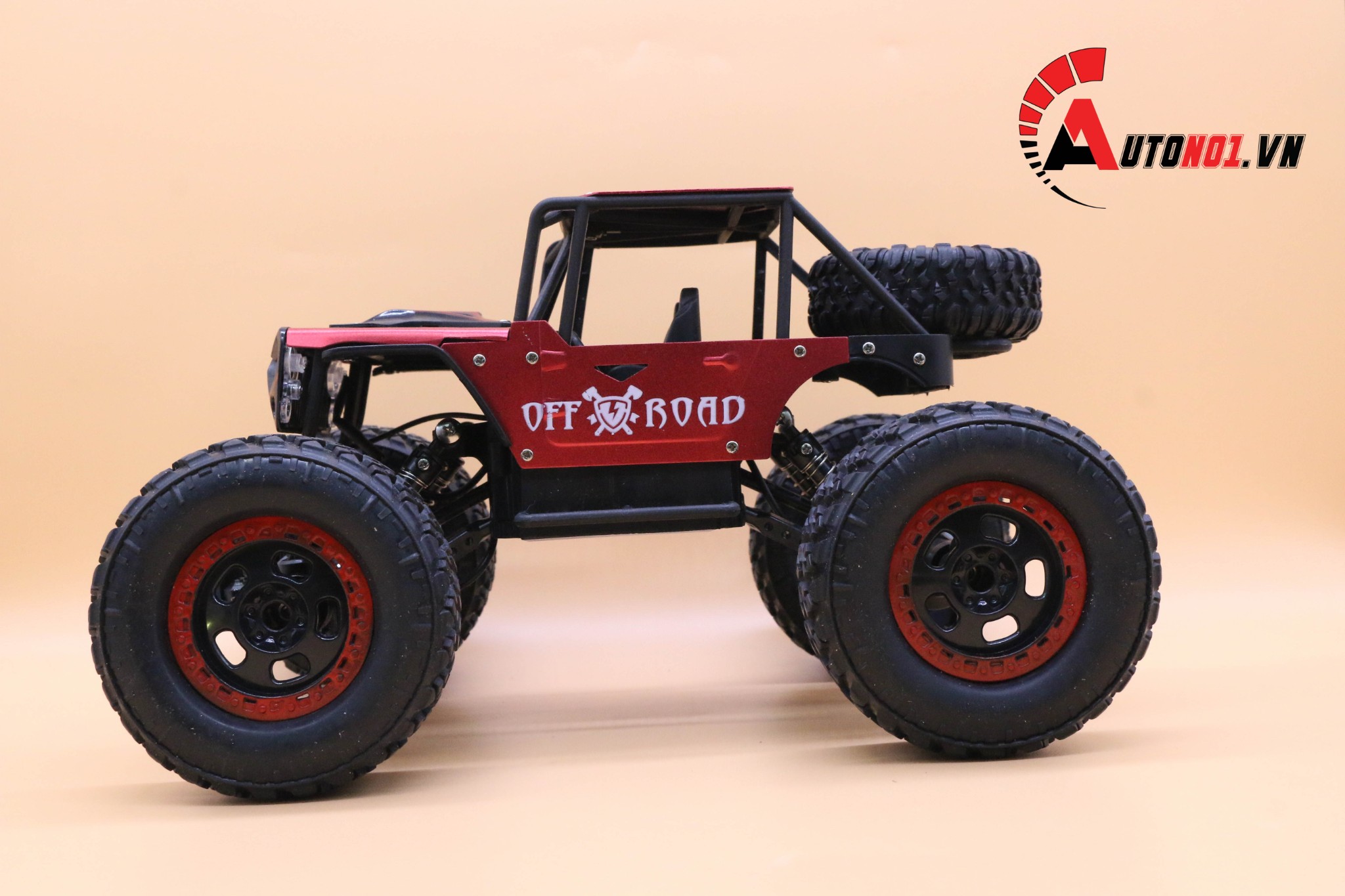 MÔ HÌNH XE ĐIỀU KHIỂN Ô TÔ OFF ROAD 4WD RED 1:14 JD TOYS