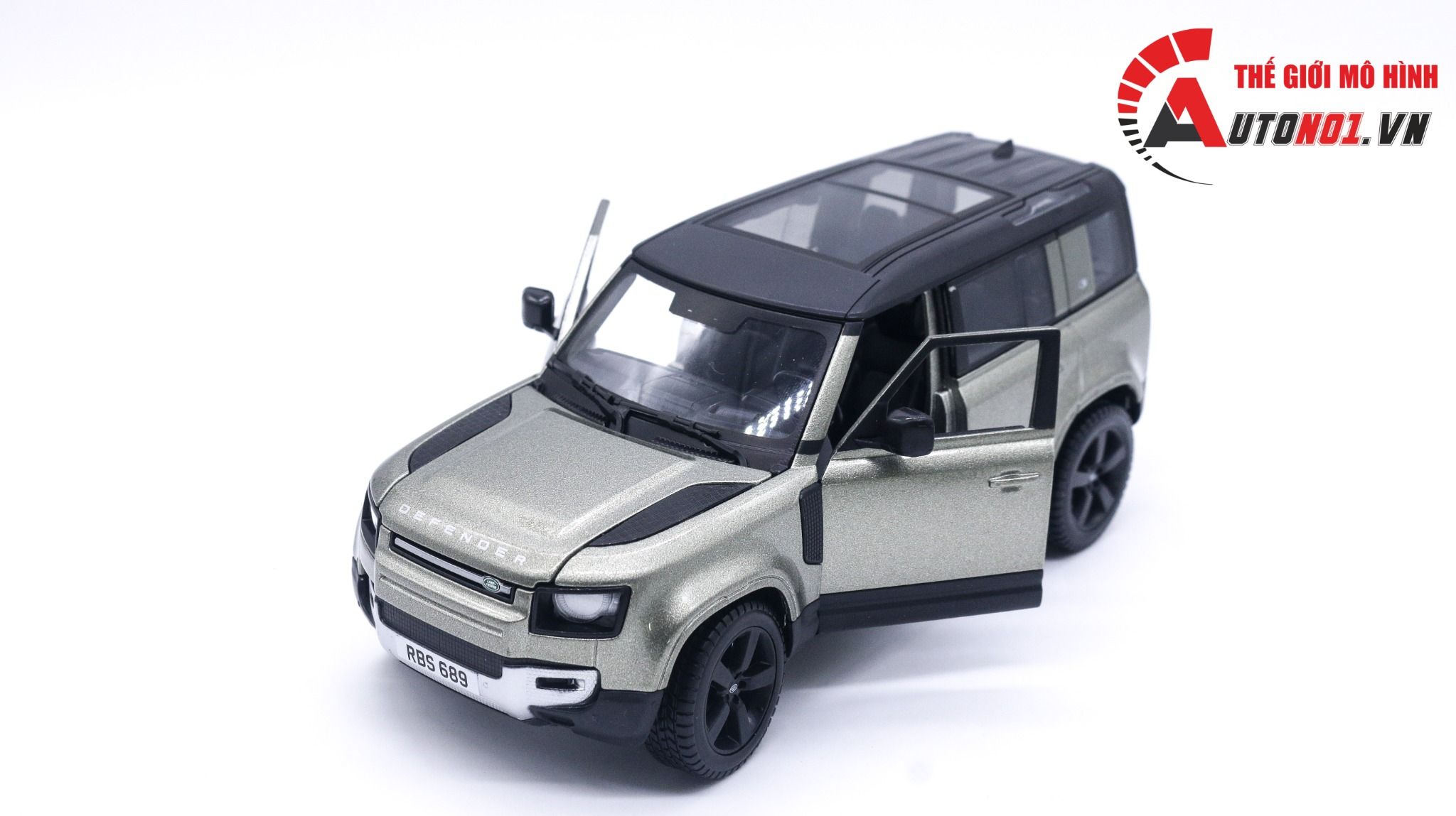  Mô hình xe Land Rover Defender 110 2022 mở được 2 cửa tỉ lệ 1:25 Bburago OT022 