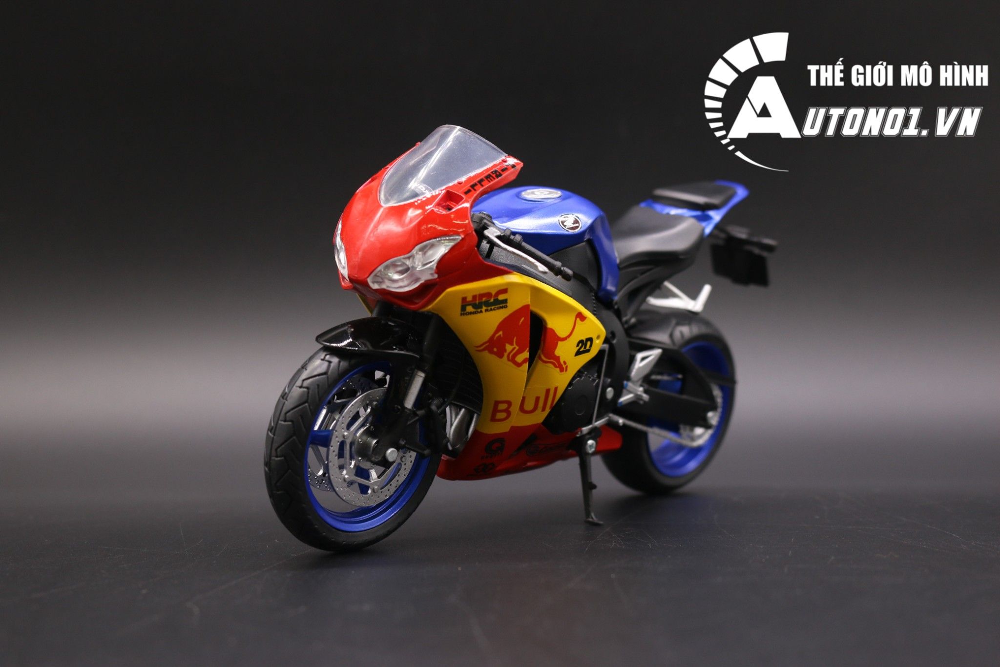  Mô hình xe độ Honda Cbr 1000rr Custom Redbull 1:12 Autono1 Joycity D172C 