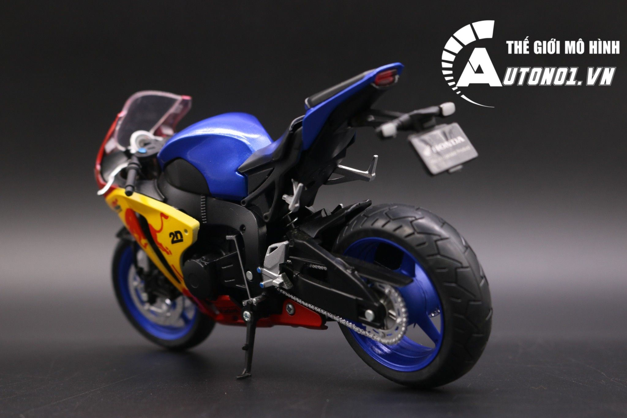  Mô hình xe độ Honda Cbr 1000rr Custom Redbull 1:12 Autono1 Joycity D172C 