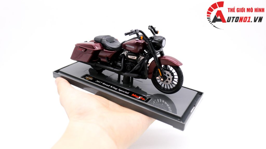 MÔ HÌNH HARLEY DAVIDSON 2017 ROAD KING SPECIAL 1:18 MAISTO 7863