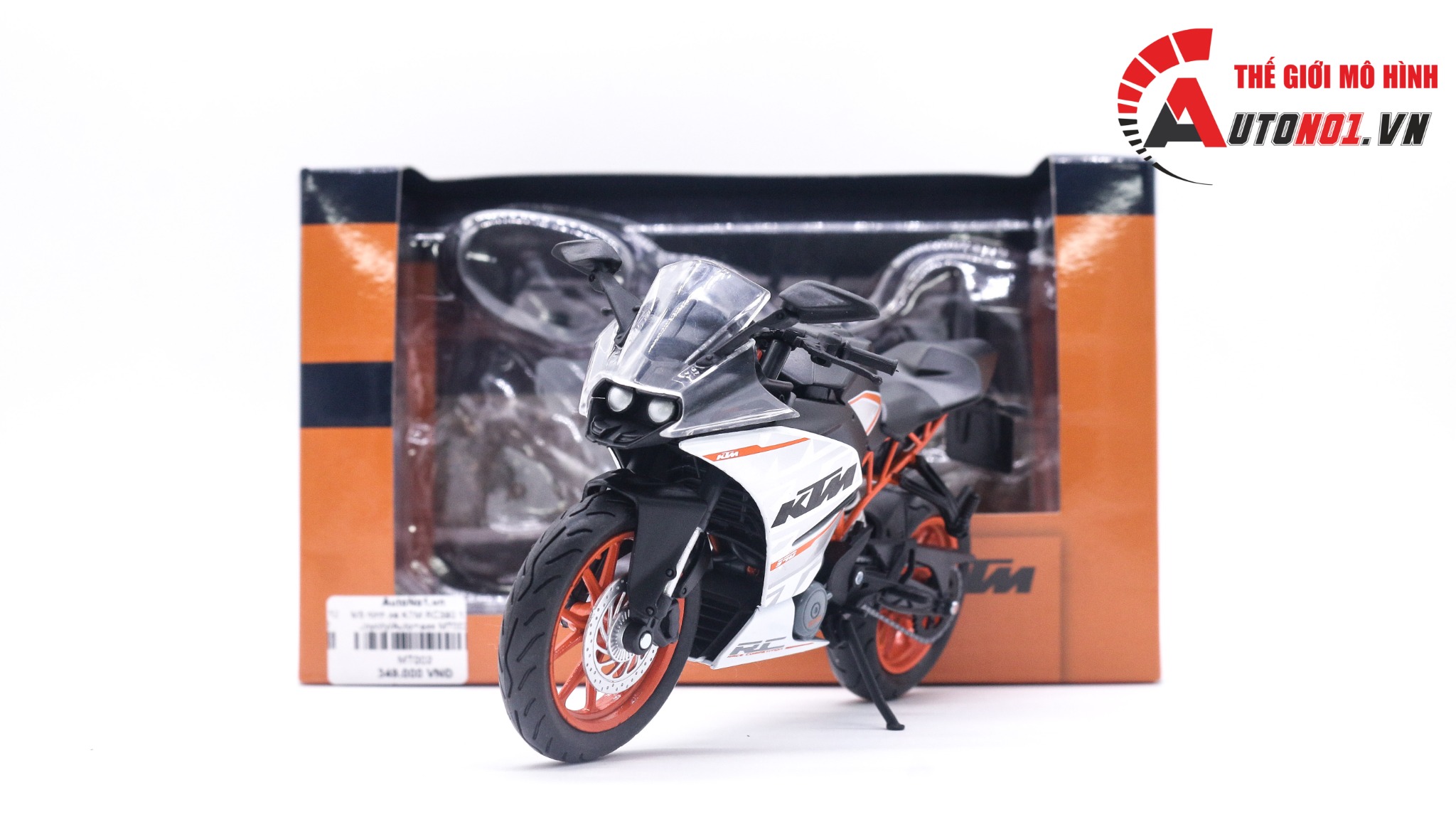  Mô hình xe KTM RC390 1:12 Joycity/Automaxx MT002 