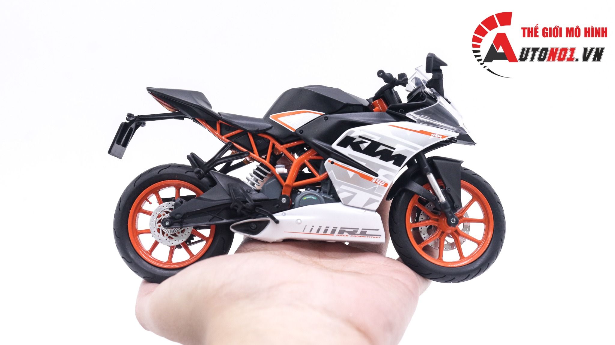  Mô hình xe KTM RC390 1:12 Joycity/Automaxx MT002 