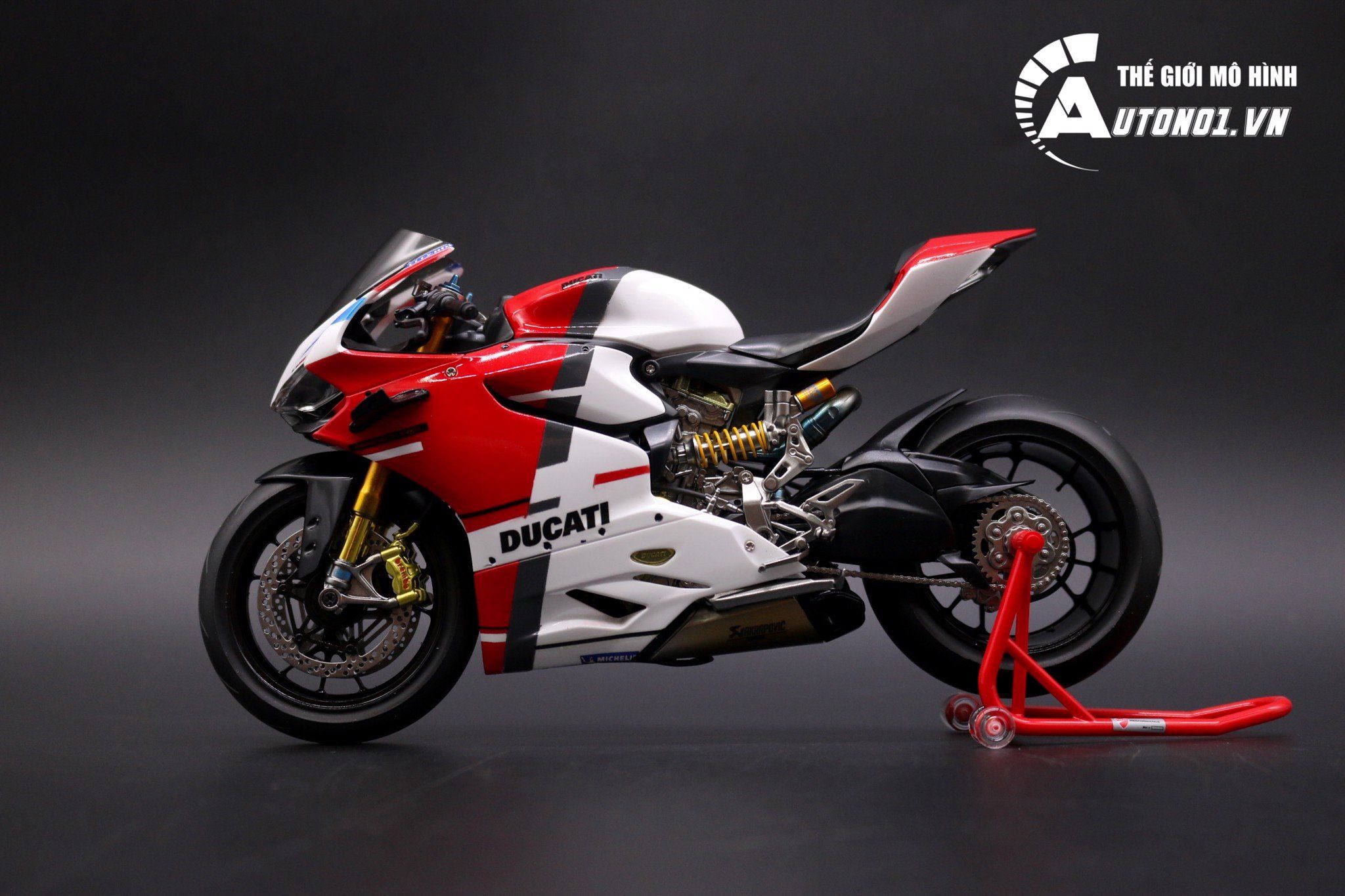  Mô hình xe cao cấp Ducati 1199 Corse 1:12 Tamiya D102 