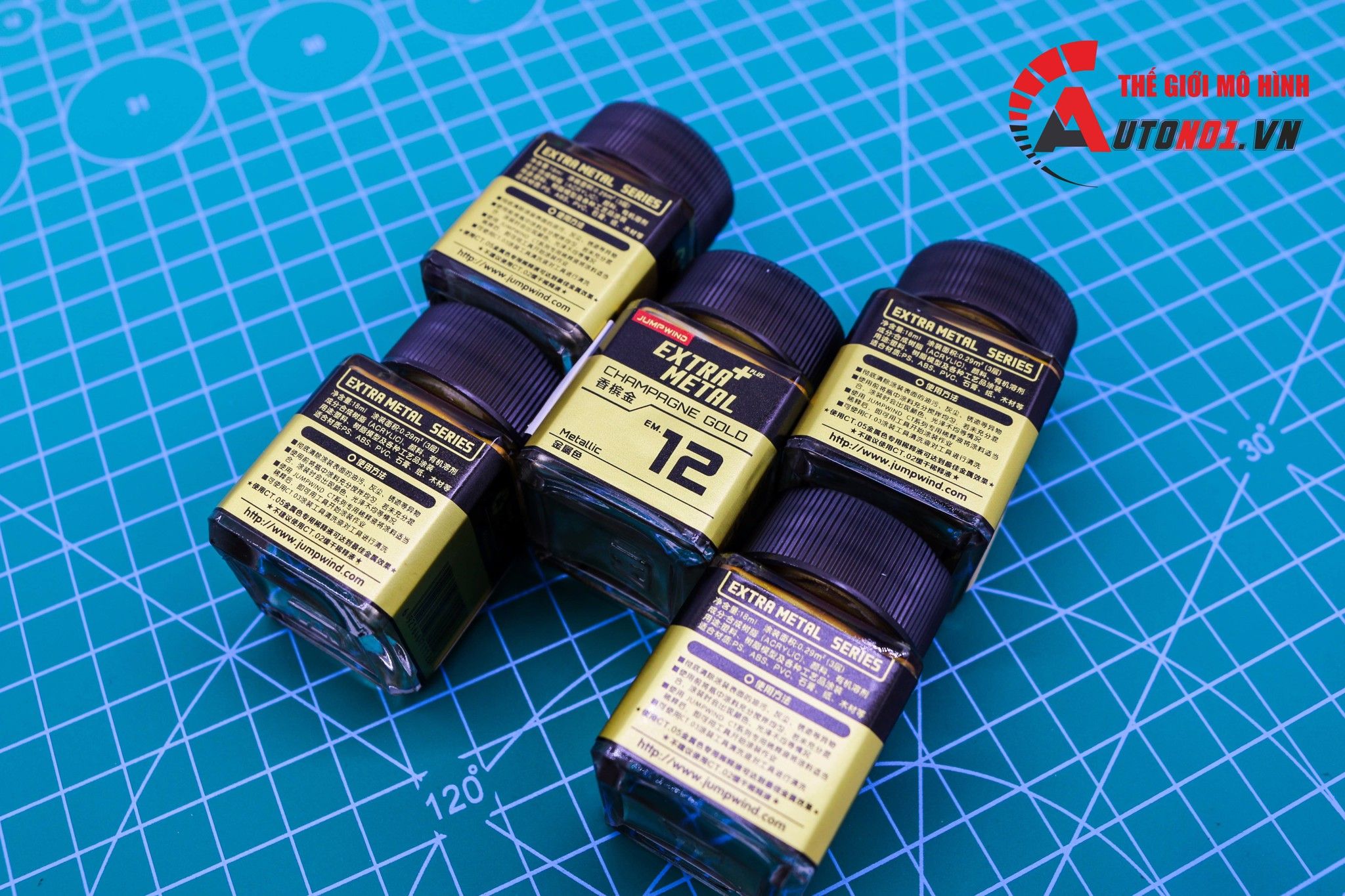  Lacquer em.12 champagne gold sơn mô hình màu vàng đồng 18ml Jumpwind EM12 