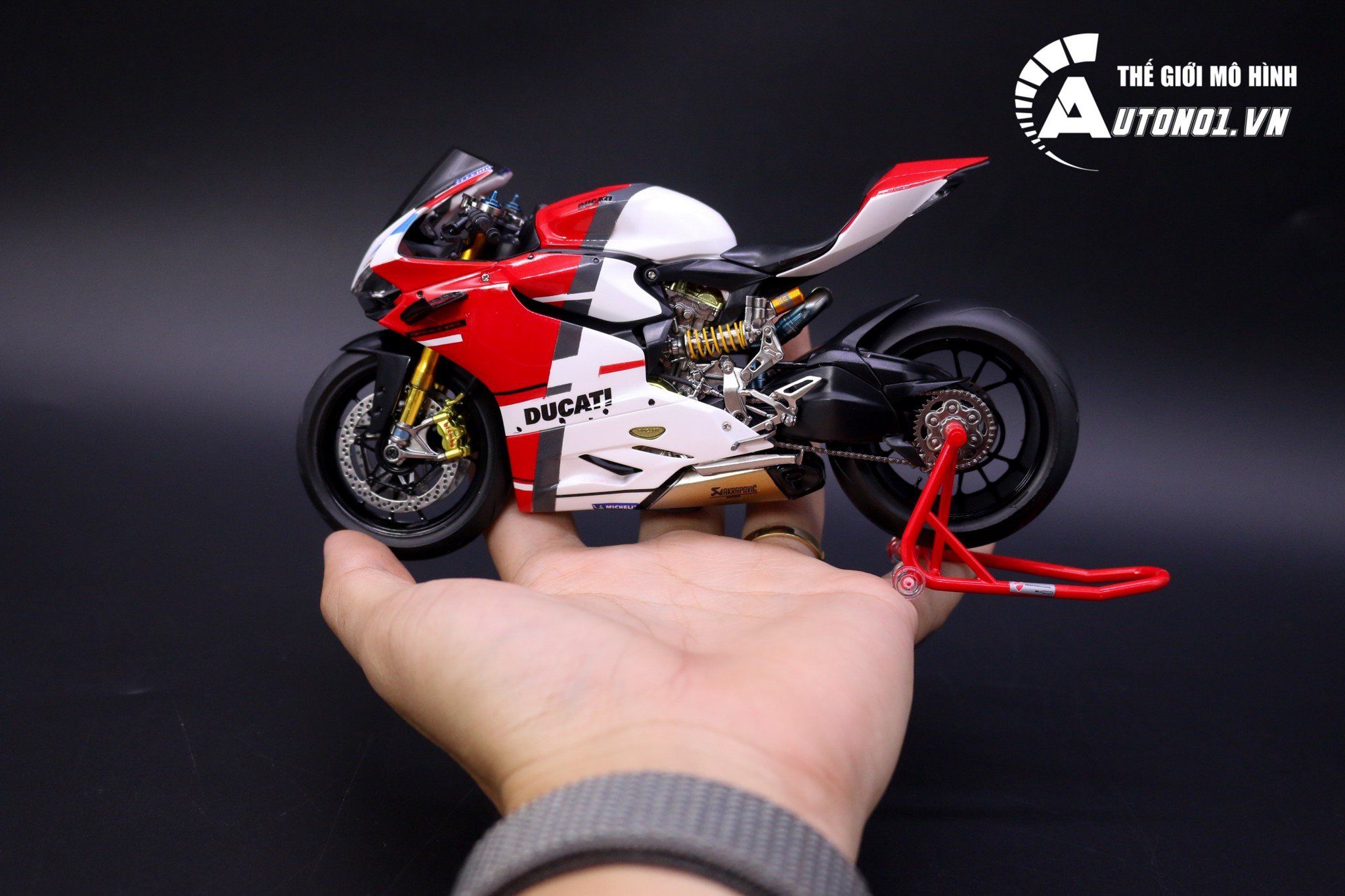  Mô hình xe cao cấp Ducati 1199 Corse 1:12 Tamiya D102 