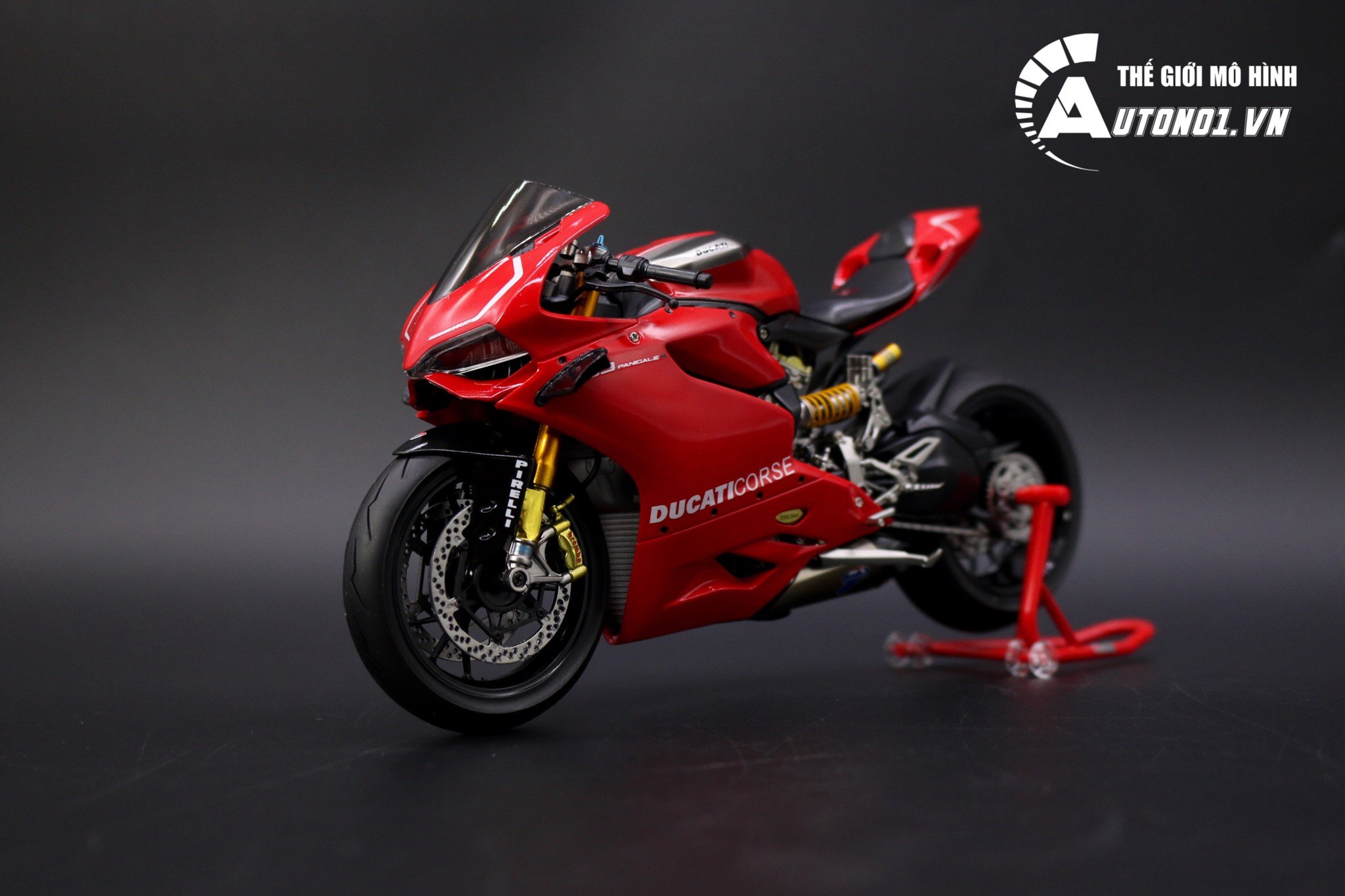 MÔ HÌNH SIÊU XE DUCATI 1199 CORSE PANIGALE RED 1:12 TAMIYA D052