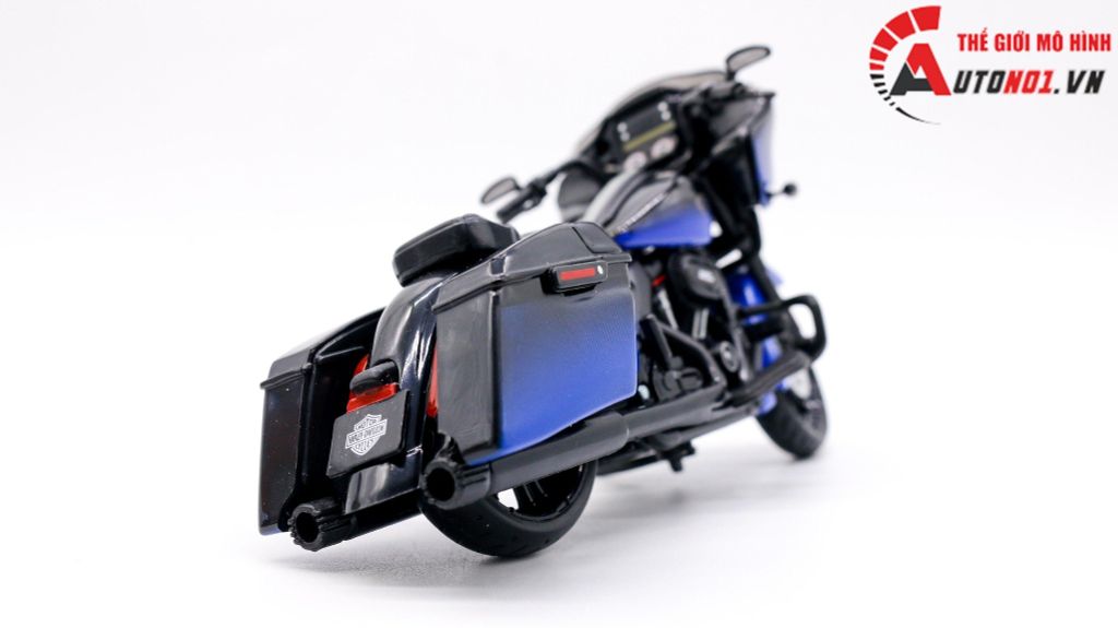 MÔ HÌNH HARLEY DAVIDSON 2018 CVO ROAD GLIDE BLUE 1:18 MAISTO 7861