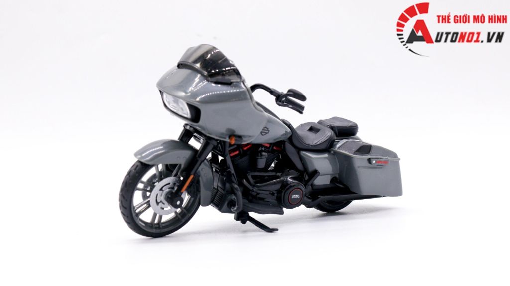 MÔ HÌNH HARLEY DAVIDSON 2018 CVO ROAD GLIDE GREY 1:18 MAISTO 7862