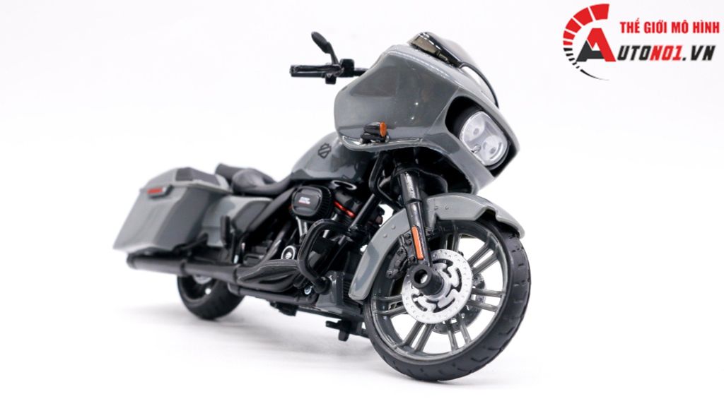 MÔ HÌNH HARLEY DAVIDSON 2018 CVO ROAD GLIDE GREY 1:18 MAISTO 7862