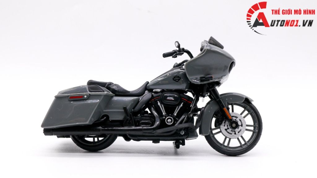 MÔ HÌNH HARLEY DAVIDSON 2018 CVO ROAD GLIDE GREY 1:18 MAISTO 7862