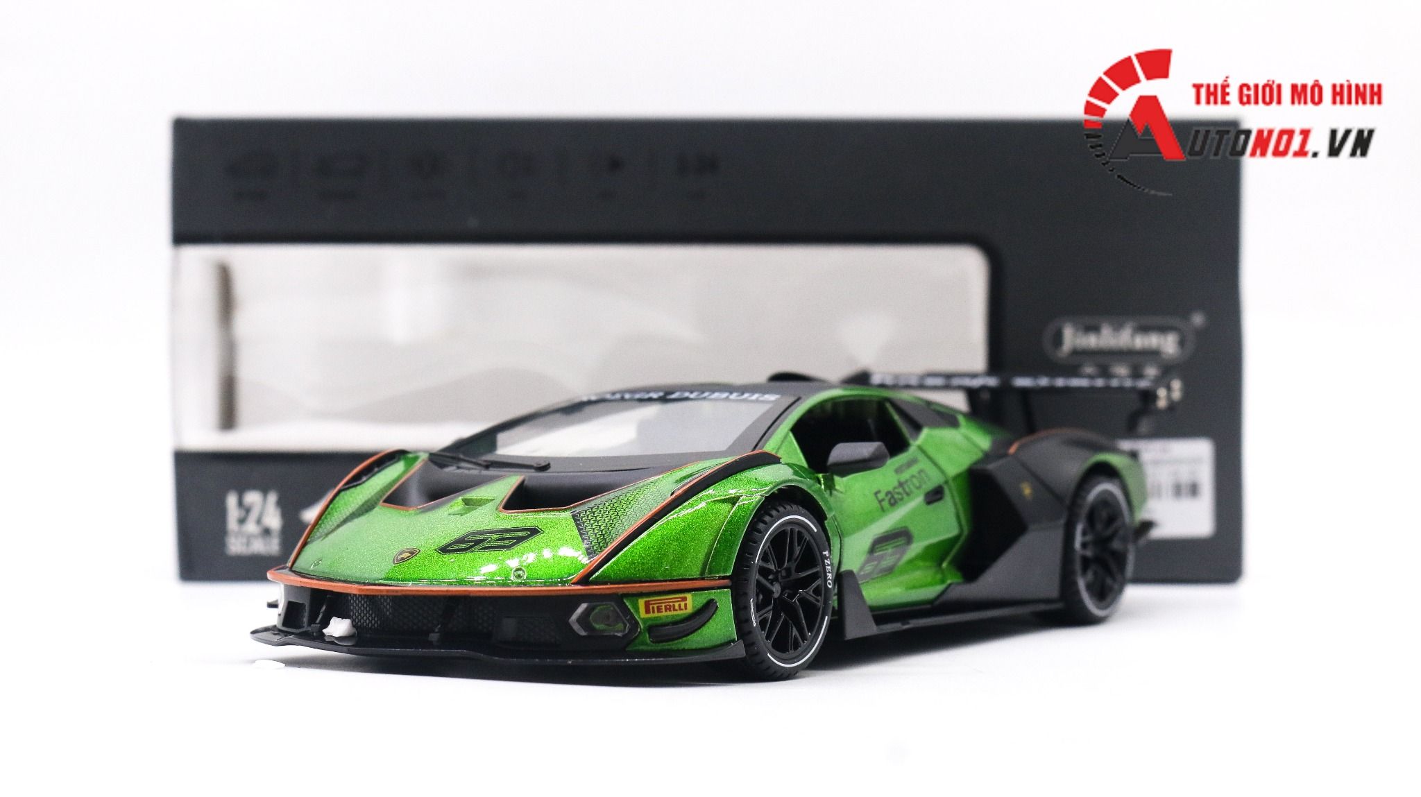  Mô hình xe Lamborghini Essenza Scv12 full open 1:24 Jin Lifang OT407 