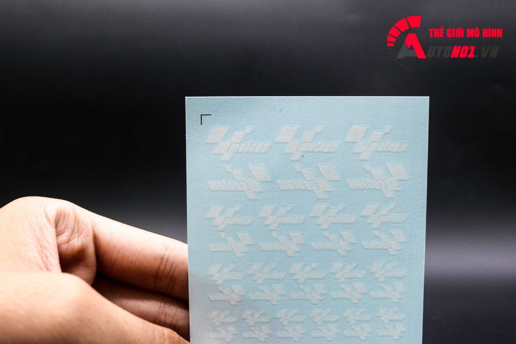 DECAL NƯỚC LOGO MOTOR GP NHIỀU TỶ LỆ 99000 DC094