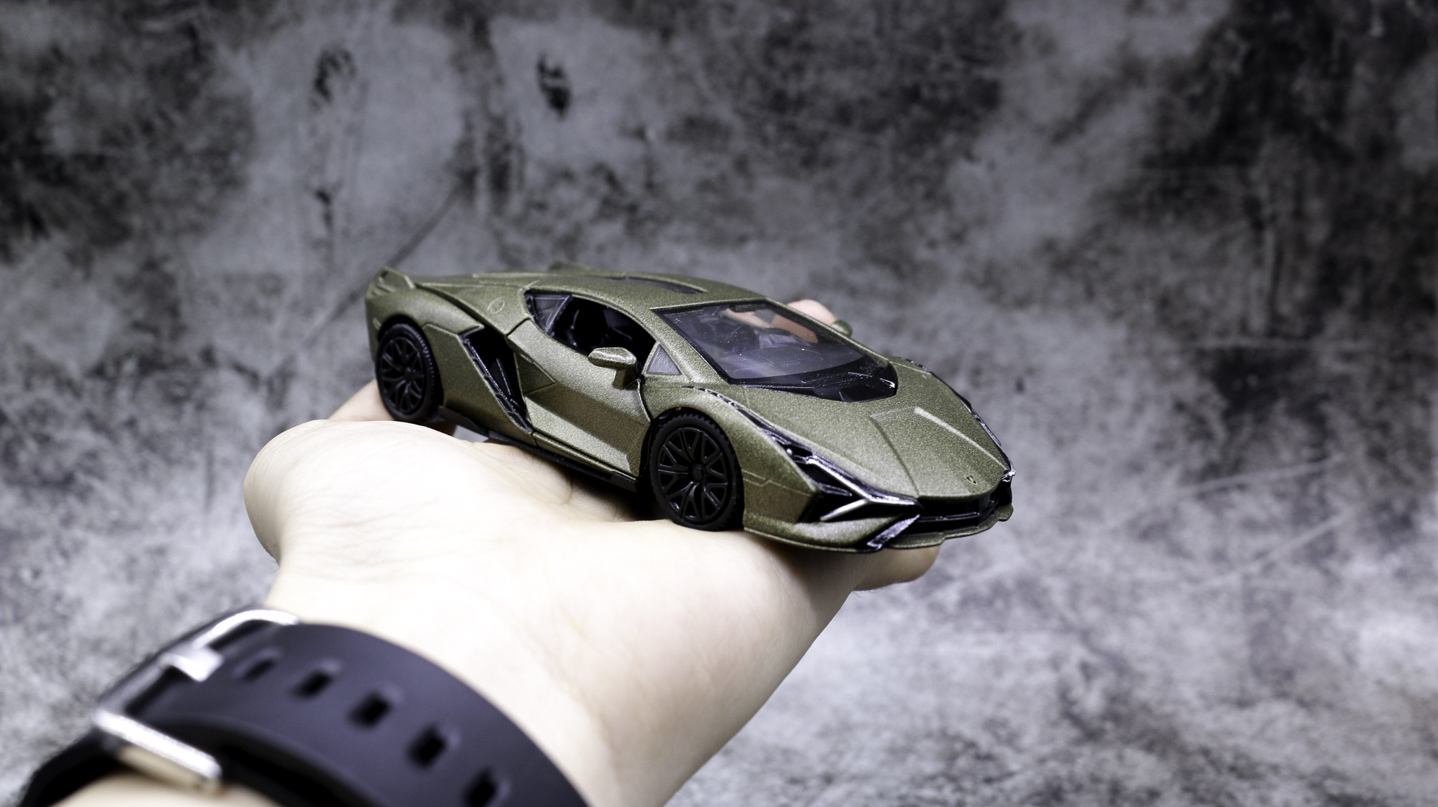  Mô hình xe Lamborghini Sian Green 1:36 Alloy Model 7594 