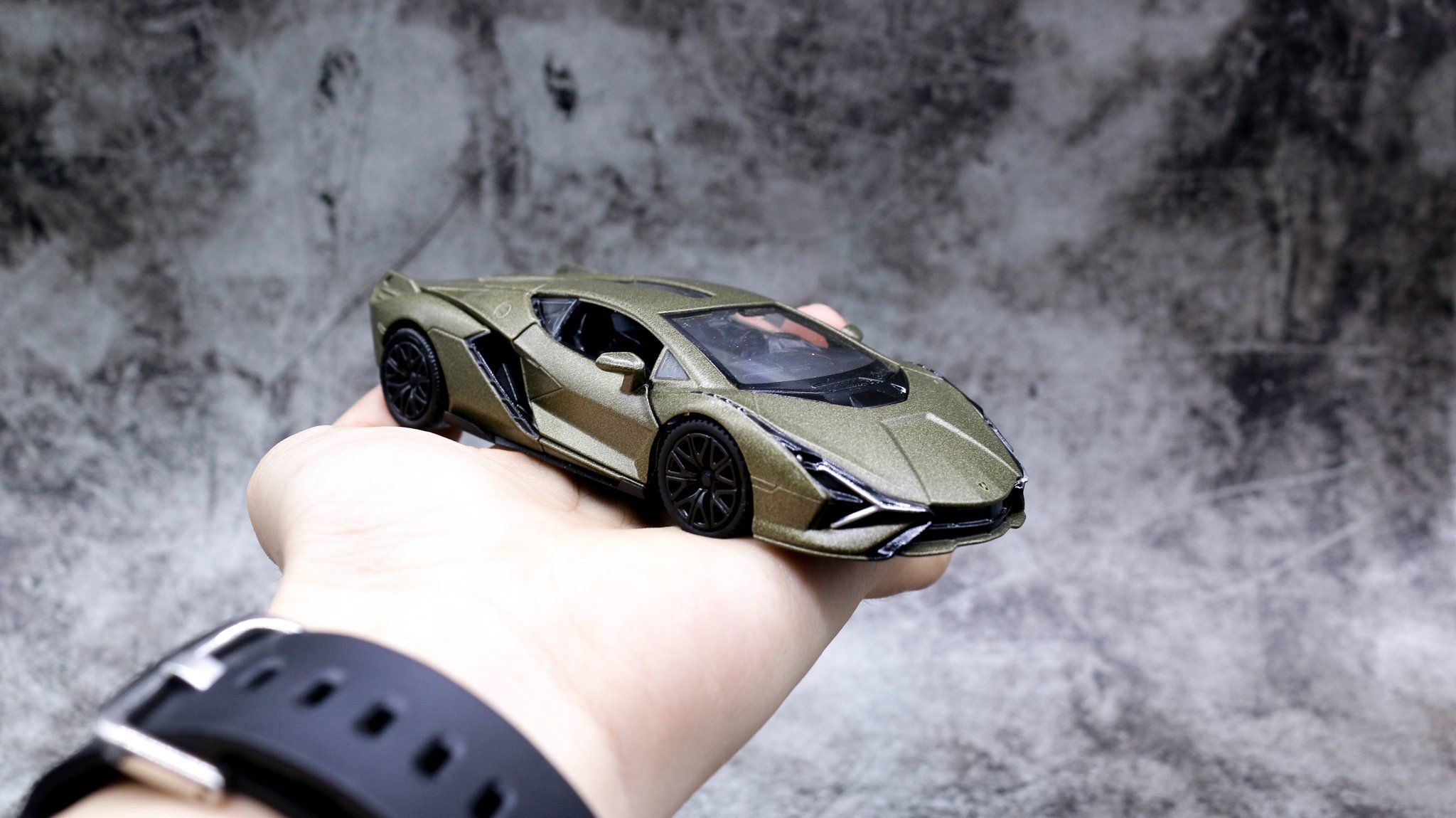  Mô hình xe Lamborghini Sian Green 1:36 Alloy Model 7594 