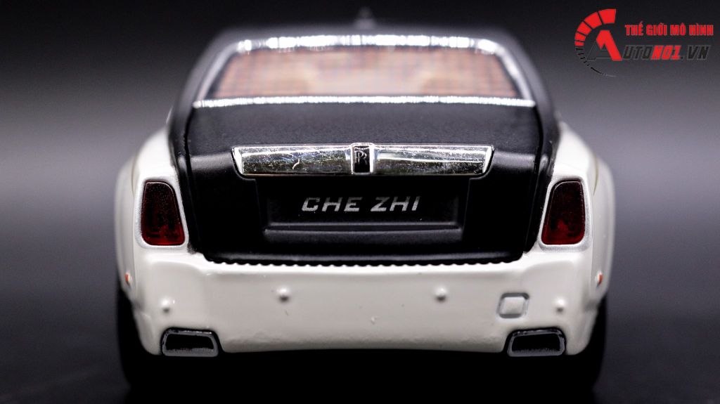 Mô hình xe Rolls Royce Phantom trần xe bầu trời sao tỉ lệ 1:24 Chezhi 7320